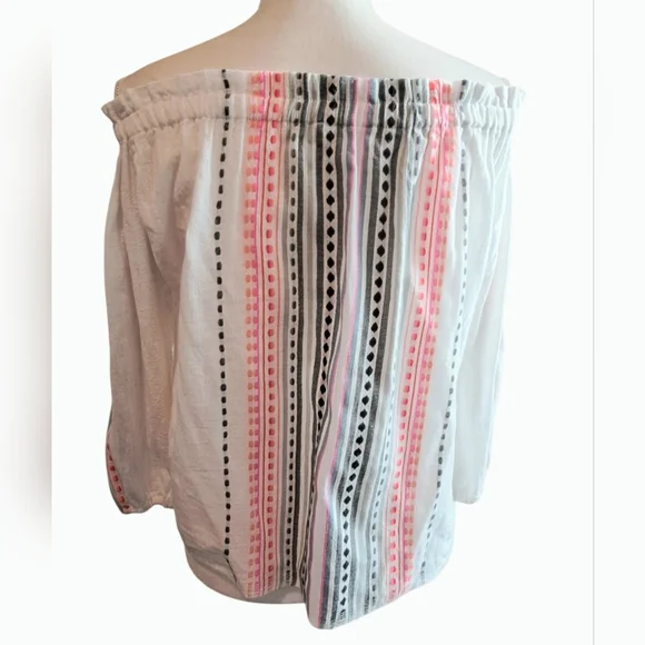 LemlemWomen's Off-Shoulder Striped Top - Picture 3 of 9